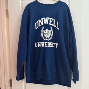 Blue Unwell University Sweatshirt